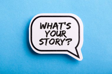 Mavi arkaplanda izole edilmiş konuşma baloncuğun nedir?.