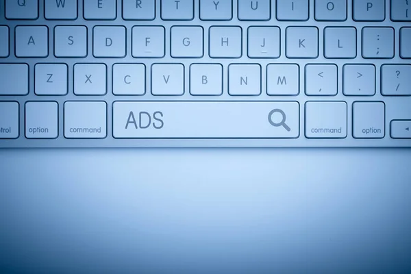 Conceito Ads Para Uso Comercial — Fotografia de Stock