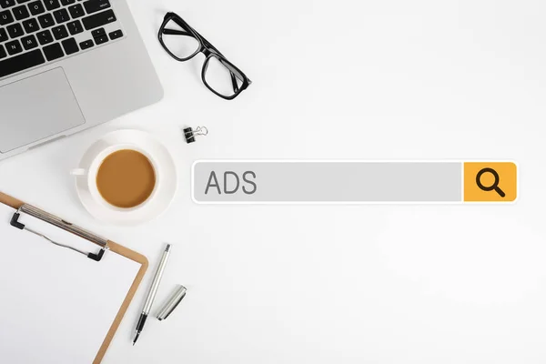 Concepto Ads Para Uso Comercial — Foto de Stock