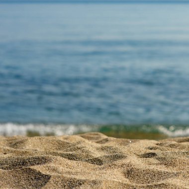 Yunanistan 'da deniz kenarında kum