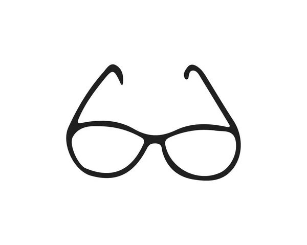 Ilustración Diseño Icono Gafas Sol Diseño Estilo Dibujado Mano Diseñado — Vector de stock