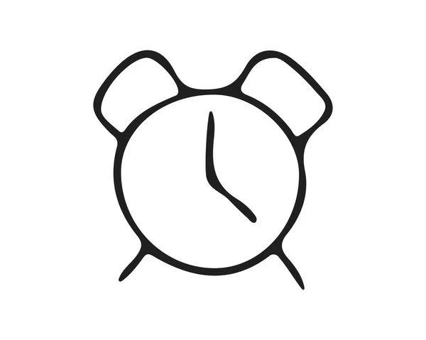 Uhr Icon Design Illustration Handgezeichnetes Design Entworfen Für Web Und — Stockvektor