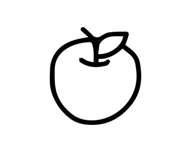 turuncu simge tasarlamak, elle çizilmiş tarzı tasarım, Web ve uygulama için tasarlanmış