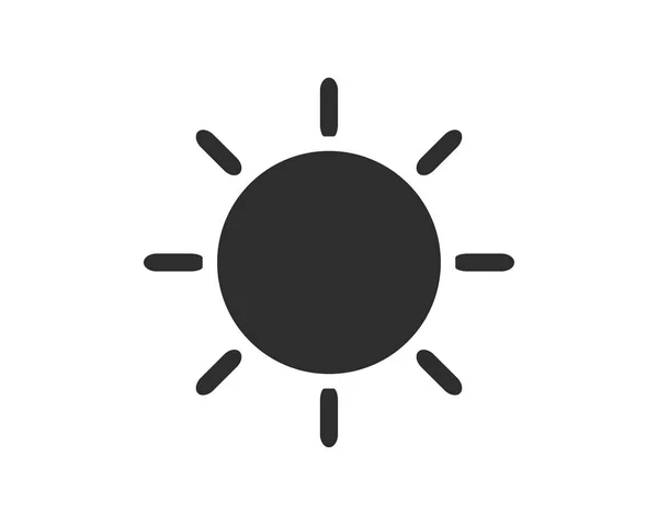 Sun Icon Design Illustration Glyph Style Design Designed Web App — стоковый вектор