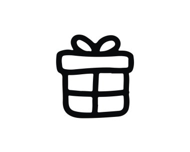 hediye simge tasarım tasarlamak, elle çizilmiş tarzı tasarım, Web ve uygulama için tasarlanmış