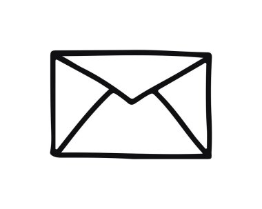 Tasarım illüstrasyon, elle çizilmiş tarzı tasarım, web ve uygulama için tasarlanmış ileti ampul simgesi ayarla