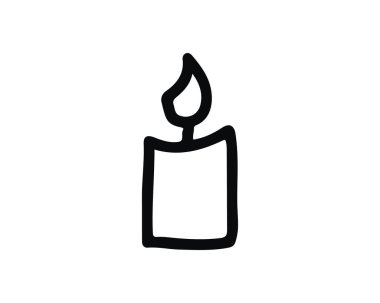 simge tasarlamak mum, çizilmiş tarzı tasarım, web ve uygulama için tasarlanmış el