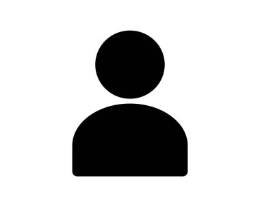 insan simgesi tasarım web ve app için tasarlanmış illüstrasyon, glif tarzı tasarım, yuvarlak