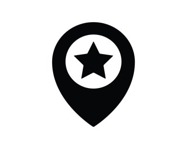 En sevdiğim yer Gezinti simgesi, Web ve uygulama için tasarlanmış