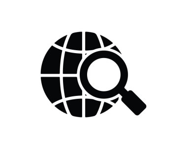 Internet simgesini, Web ve uygulama için tasarlanmış arama