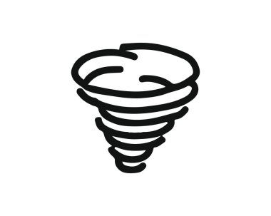 web ve app için tasarlanmış tasarlamak, fırtına simgesi el çekilmiş