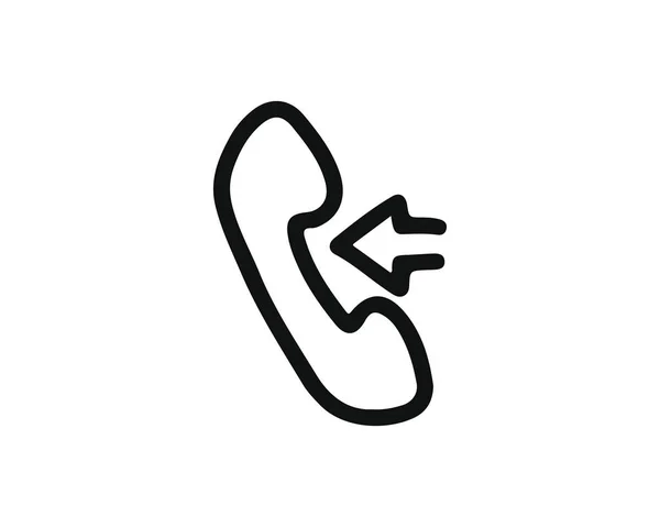 Chamar Ícone Desenhado Mão Ilustração Design Projetado Para Web Aplicativo — Vetor de Stock