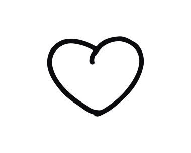 simgesini elle çizilmiş tasarlamak, Web ve uygulama için tasarlanmış seviyorum