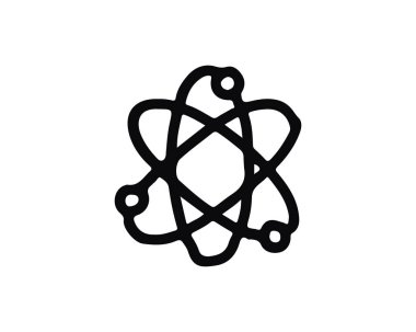 web ve app için tasarlanmış tasarlamak, molekül simgesi el çekilmiş