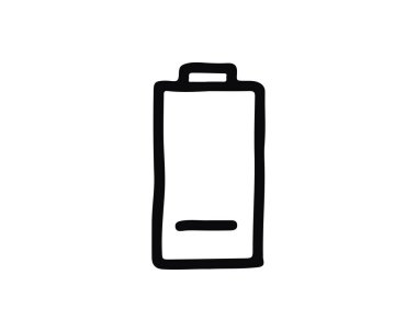 pil simgesi el web ve app için tasarlanmış tasarlamak, çekilir