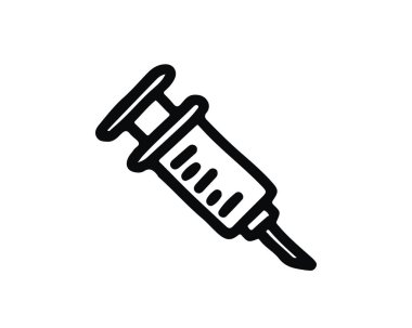 Enjeksiyon el çekilmiş simgesi, Web ve uygulama için tasarlanmış