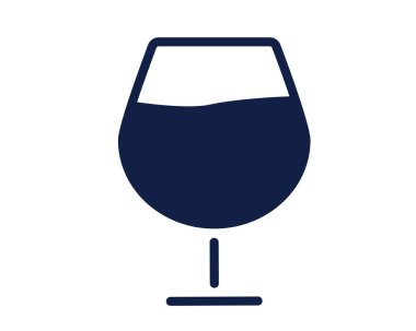 kokteyl glif simgesi, Web ve uygulama için tasarlanmış