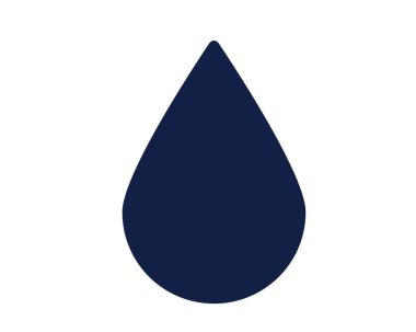 damla su glif simgesi, Web ve uygulama için tasarlanmış