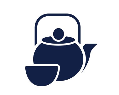 yeşil çay glif simgesi, Web ve uygulama için tasarlanmış