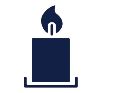 mum glif simgesi, Web ve uygulama için tasarlanmış