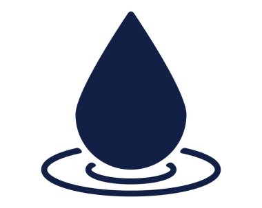 damla su glif simgesi, Web ve uygulama için tasarlanmış