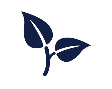 yaprakları glif simgesi, Web ve uygulama için tasarlanmış