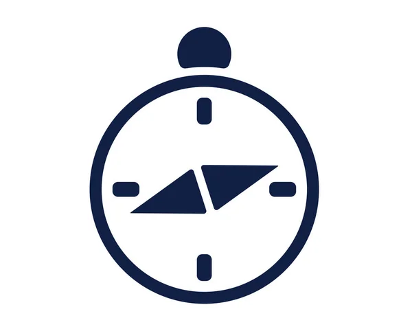 Kompass Glyphen Symbol Entwickelt Für Web Und App — Stockvektor
