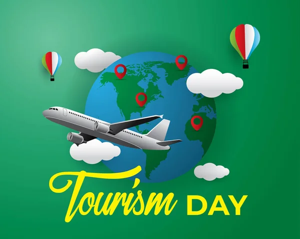 paper world tourism day tourism day illustration world tourism day vector design