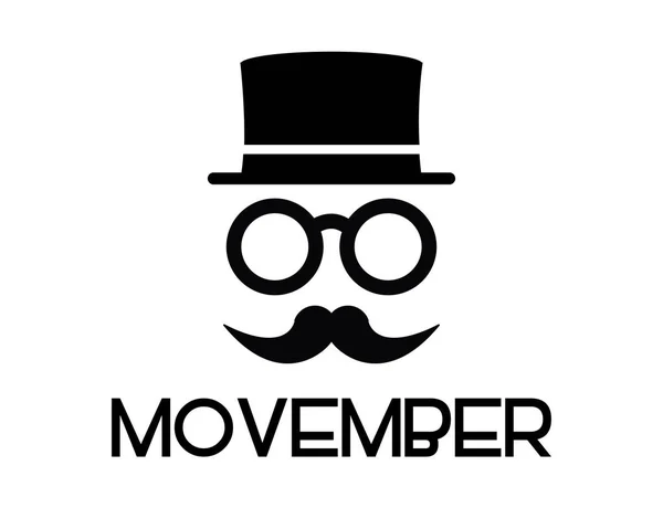 Movember illüstrasyon vektör, bıyık siluet illüstrasyon vektör, movember illüstrasyon vektör