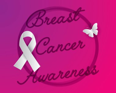 meme kanseri bilinçlendirme illüstrasyon vektör, meme kanseri kağıt sanat illüstrasyon vektör, şerit illüstrasyon vektör