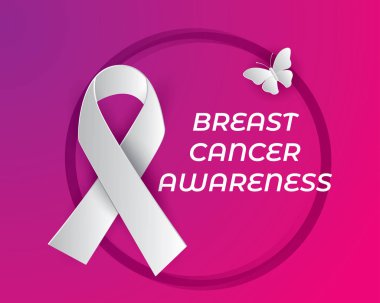 meme kanseri bilinçlendirme illüstrasyon vektör, meme kanseri kağıt sanat illüstrasyon vektör, şerit illüstrasyon vektör