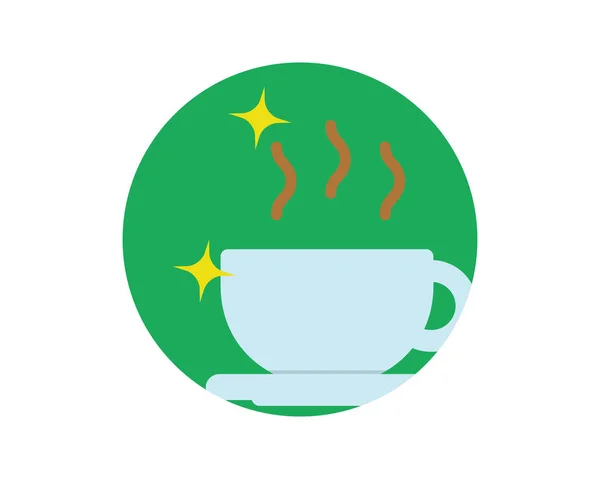 Kaffee Modern Flach Symbol Illustration Vektor Getränk Flach Symbol Illustration — Stockvektor