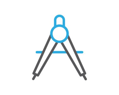 Pusula hat illüstrasyon simge vektör, pusula simgesini illüstrasyon vektör, pusula satırı Web sitesi illüstrasyon simge vektör