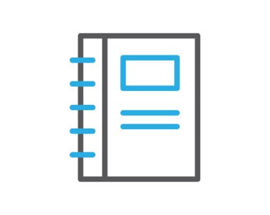 kitap hat illüstrasyon simge vektör, kitap illüstrasyon simge vektör, kitap satır Web sitesi illüstrasyon simge vektör