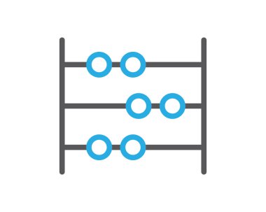 hesap makinesi hat illüstrasyon simge vektör, hesap makinesi simge illüstrasyon vektör, hesap makinesi Kupası satır Web sitesi simge illüstrasyon vektör