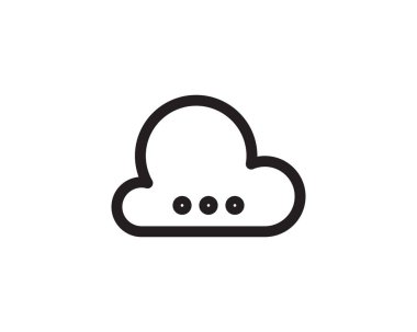 barındırma hat illüstrasyon simge vektör bulut, bulut barındırma simge tasarlamak, barındırma web sitesi simge illüstrasyon simge vektör bulut