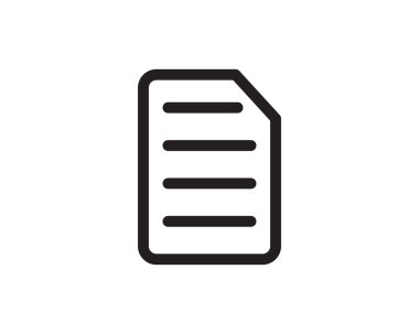 dosya hat illüstrasyon simge vektör, dosya simge tasarlamak, dosya simgesi Web sitesi illüstrasyon simge vektör