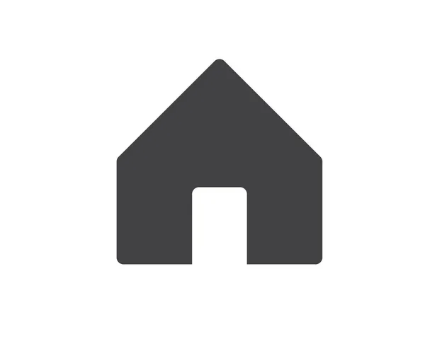 Home Glyphe Illustration Icône Solide Vecteur Illustration Icône Maison — Image vectorielle