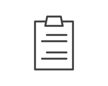 Check-up hat illüstrasyon simge vektör, Doktor tanı simgesi illüstrasyon tasarım