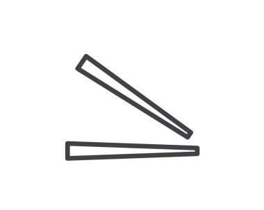 çubuk hat illüstrasyon simge vektör, çubuk satırı simgesi illüstrasyon tasarım