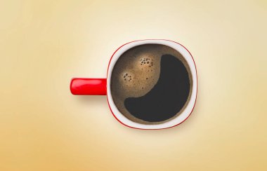 Nescafe kupa üst görünümü 