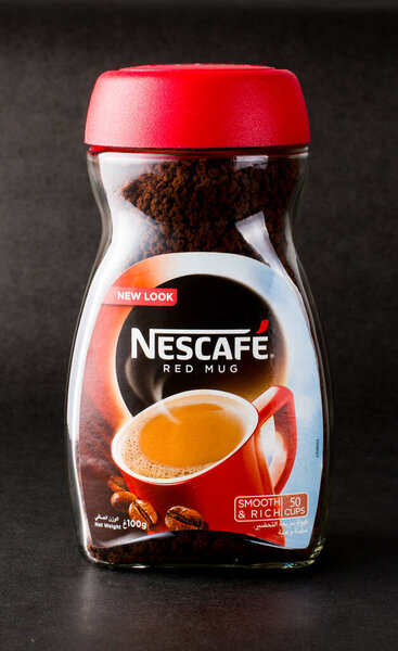 Promotional Nescafe Coffee Jar isolated 
