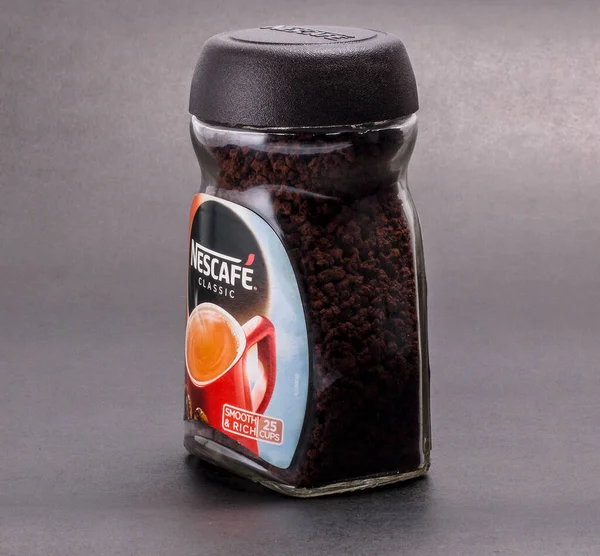 Promóciós Nescafe Coffee Jar Izolált — Stock Fotó