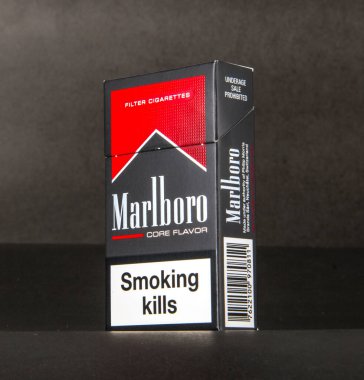 Marlboro Sigara Paketleme İzole Fotoğrafçılık 