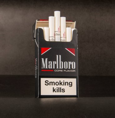 Marlboro Sigara Paketleme İzole Fotoğrafçılık 