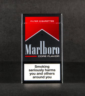 Marlboro Sigara Paketleme İzole Fotoğrafçılık 