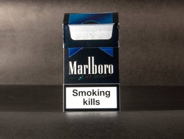Marlboro Sigara Paketleme İzole Fotoğrafçılık 