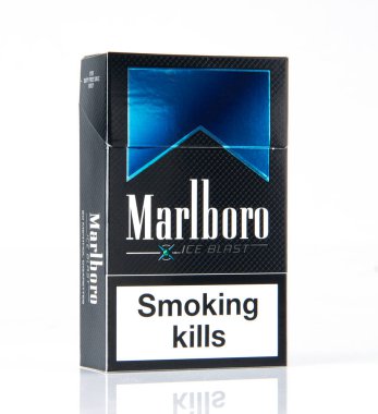 Marlboro Sigara Paketleme İzole Fotoğrafçılık 
