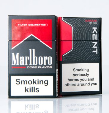 Marlboro Sigara Paketleme İzole Fotoğrafçılık 