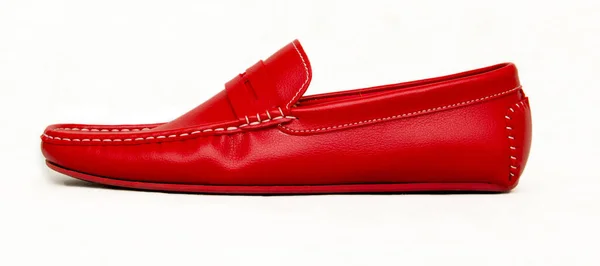 Rojo Zapatos Los Hombres Moda —  Fotos de Stock